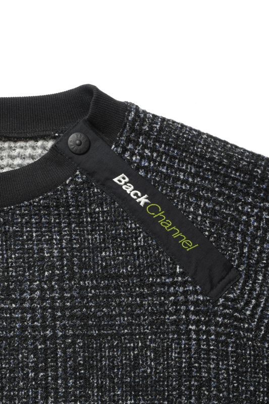 Back Channel(バックチャンネル) クルースウェット ZIP CREW SWEAT