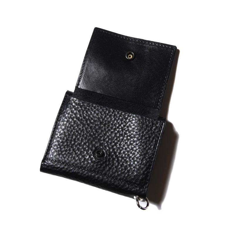 CALEE Studs leather multi wallet