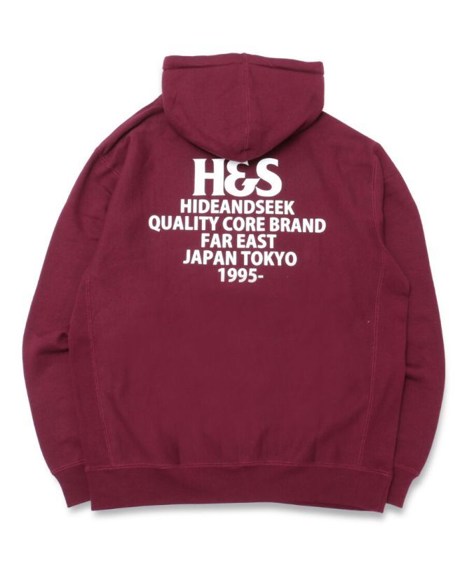 HIDEANDSEEK(ハイドアンドシーク) パーカー H&S Logo Hooded