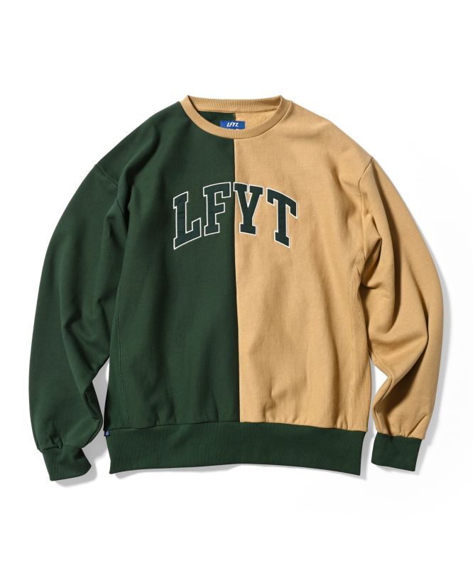 LFYT(エルエフワイティ) スウェット 2 TONE ARCH LOGO US COTTON