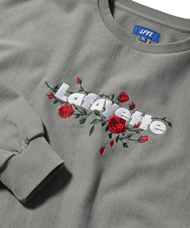 LFYT(エルエフワイティ) クルーネックスウェット ROSE LOGO US COTTON ...