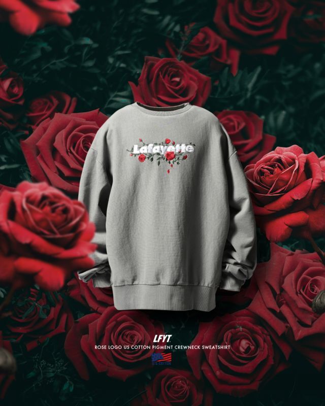 LFYT(エルエフワイティ) クルーネックスウェット ROSE LOGO US COTTON ...