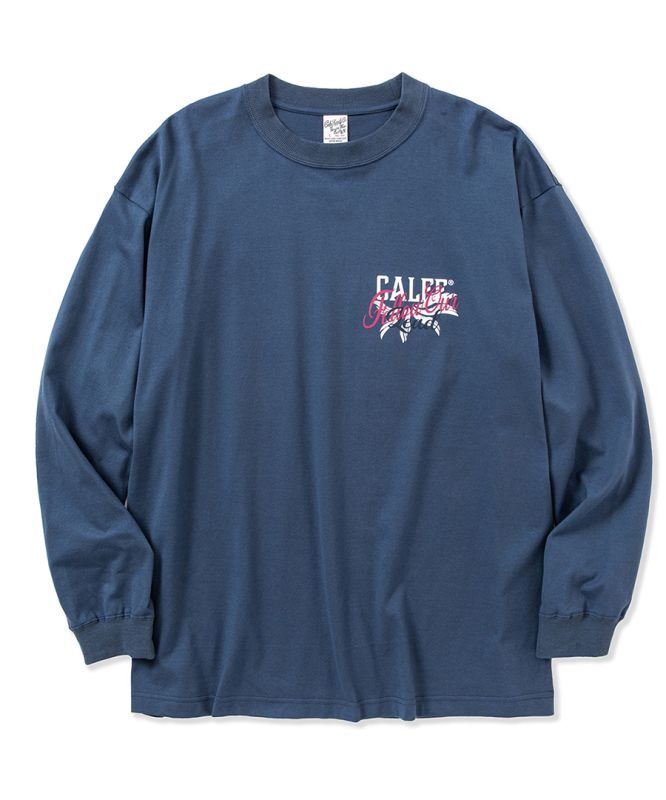 CALEE(キャリー) ロングスリーブTシャツ Drop shoulder CALEE FOL logo 