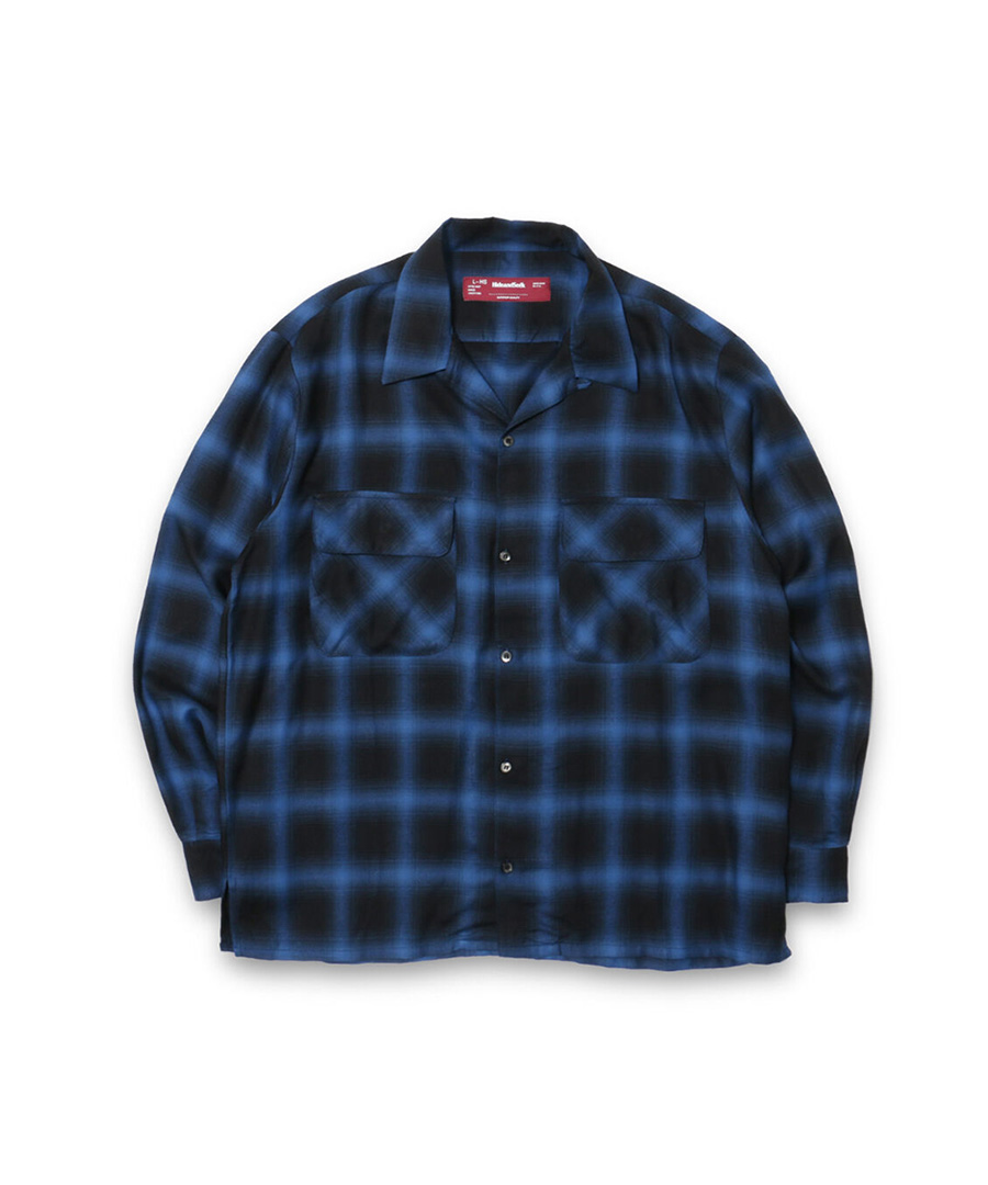 HideandSeek Ombre Check Shirt  M