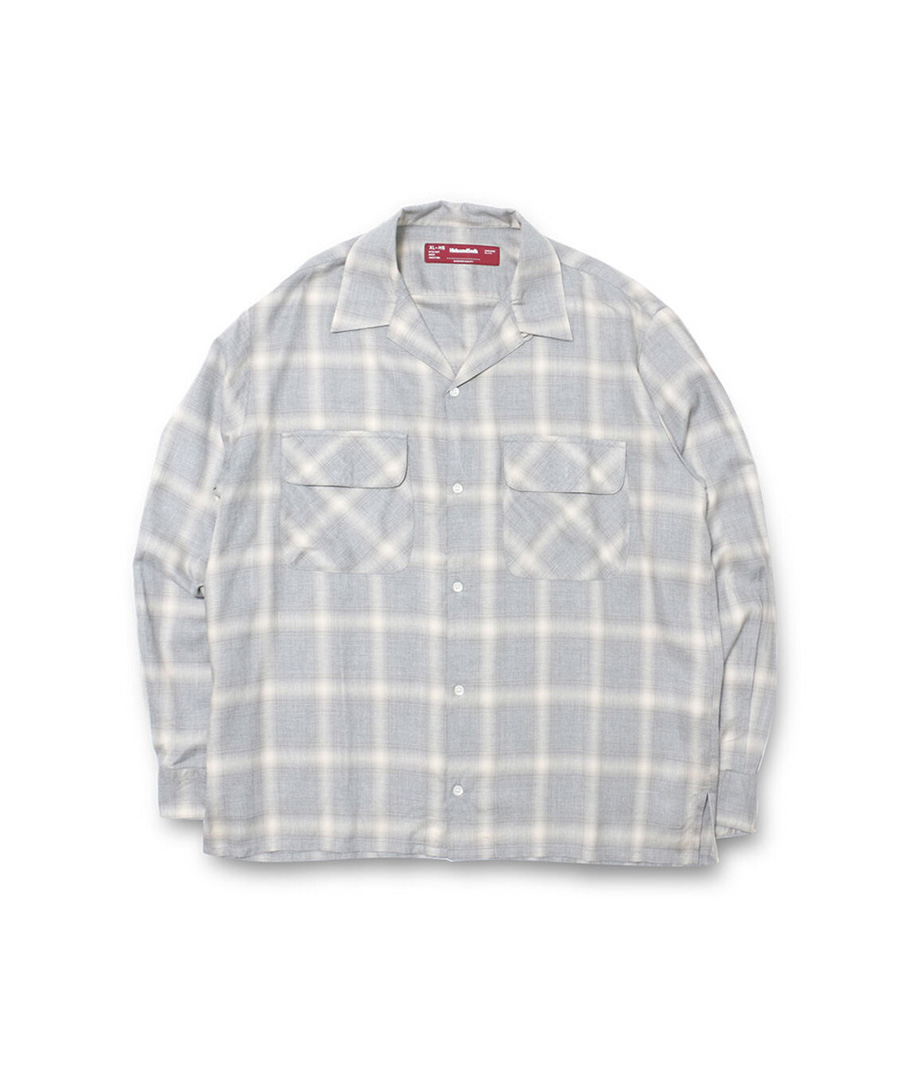 HIDEANDSEEK / OMBRE CHECK L/S SHIRT