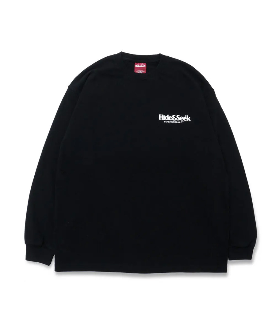 HIDEANDSEEK(ハイドアンドシーク) ロングスリーブTシャツ Logo L/S Tee