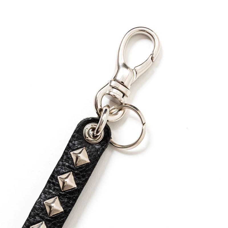 CALEE(キャリー) キーリング STUDS LEATHER ASSORT KEY RING -TYPE I ...