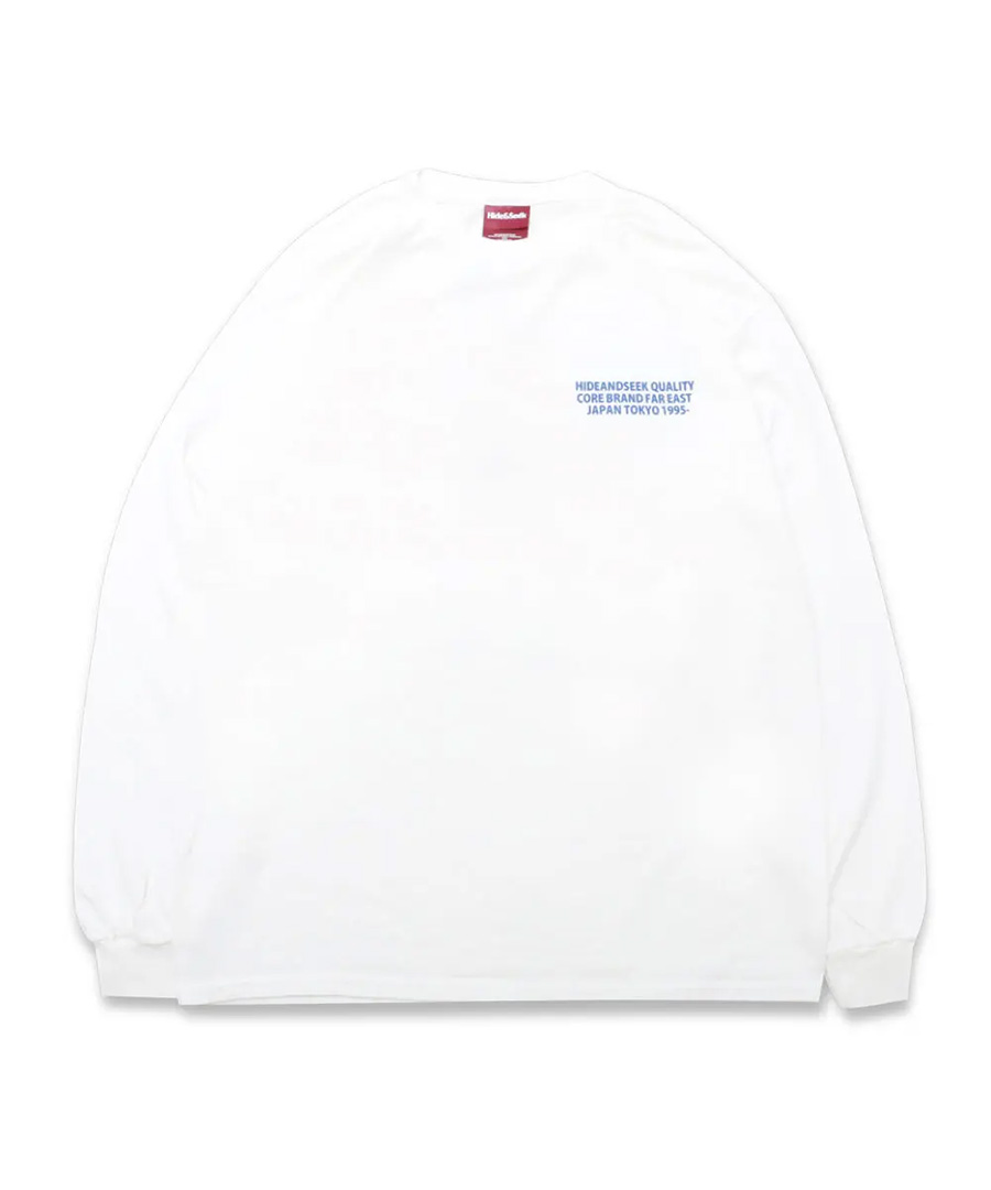 HIDEANDSEEK(ハイドアンドシーク) ロングスリーブTシャツ Tour L/S Tee