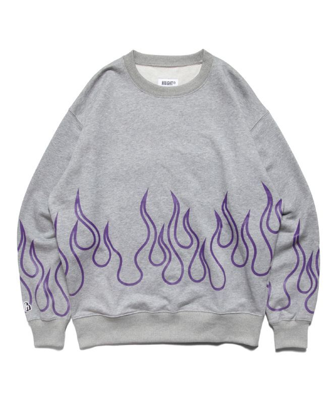 HAIGHT(ヘイト) クルーネックスウェット FLAMES CREWNECK SWEAT 正規 ...