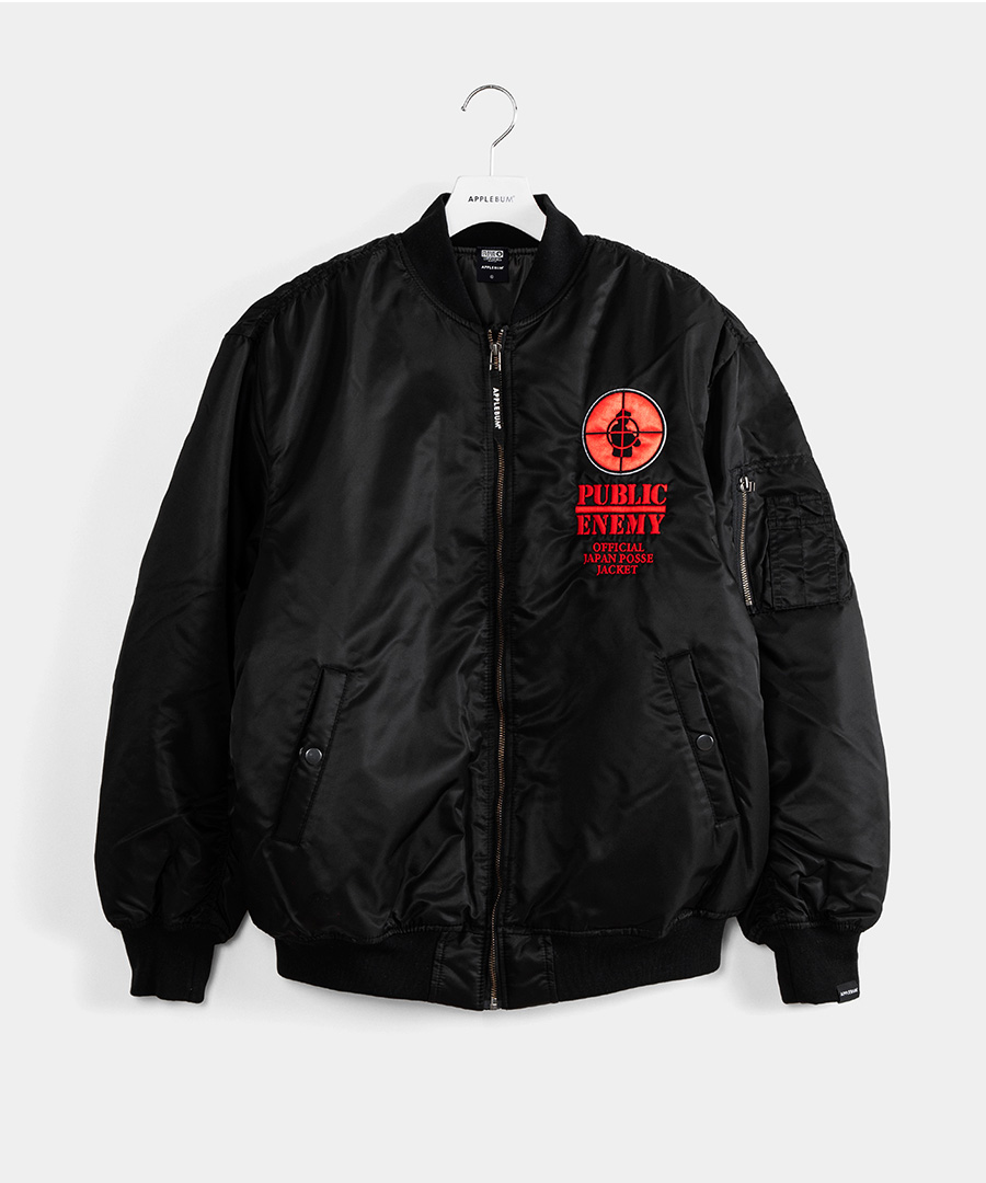 APPLEBUM(アップルバム) ジャケット ”PUBLIC ENEMY” MA-1 Jacket