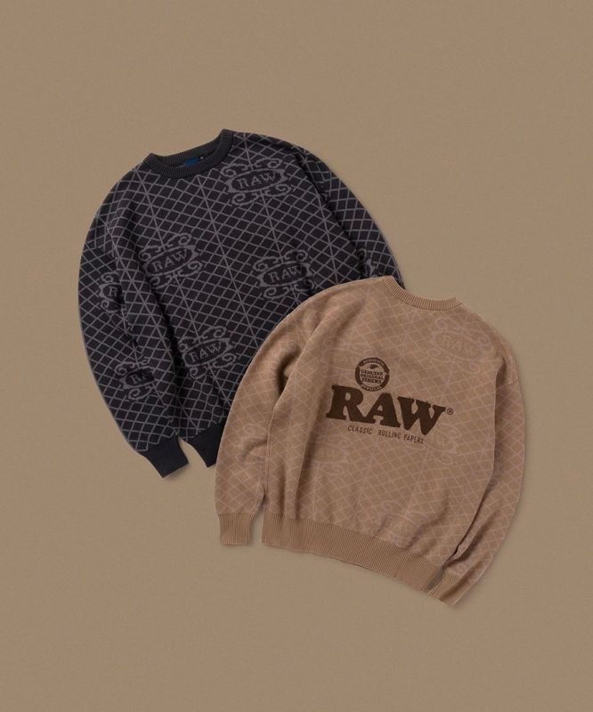 画像1: RAW × INTERBREED / "Rolled Up Knit"  (1)