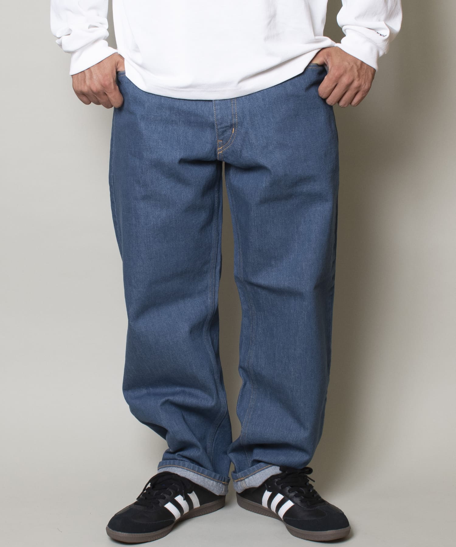 Back Channel(バックチャンネル) デニムパンツ WIDE STRAIGHT DENIM 