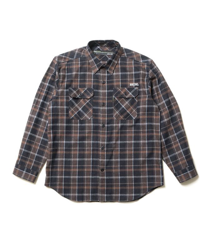 Back Channel チェック柄 長袖ネルシャツ｜ファッション 