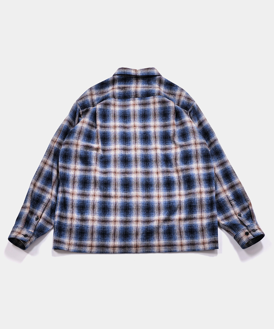 画像2: APPLEBUM(アップルバム) / Melange Check Nel Shirt (2)