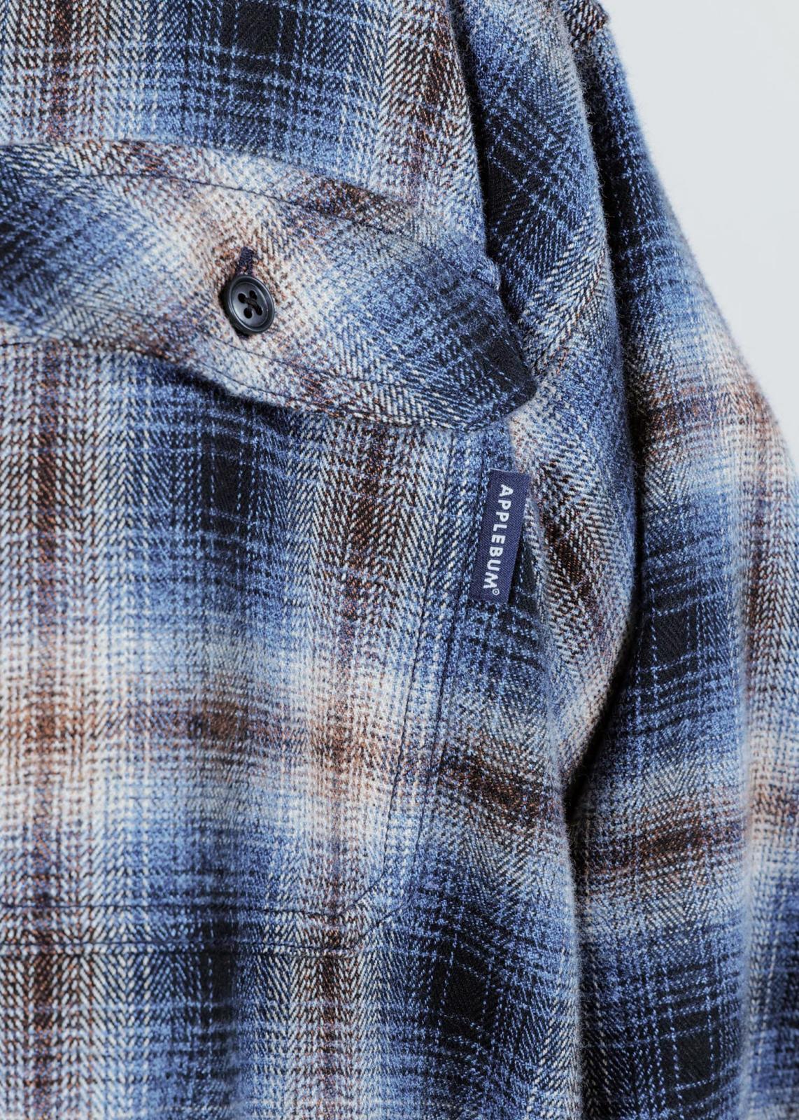 画像4: APPLEBUM(アップルバム) / Melange Check Nel Shirt (4)