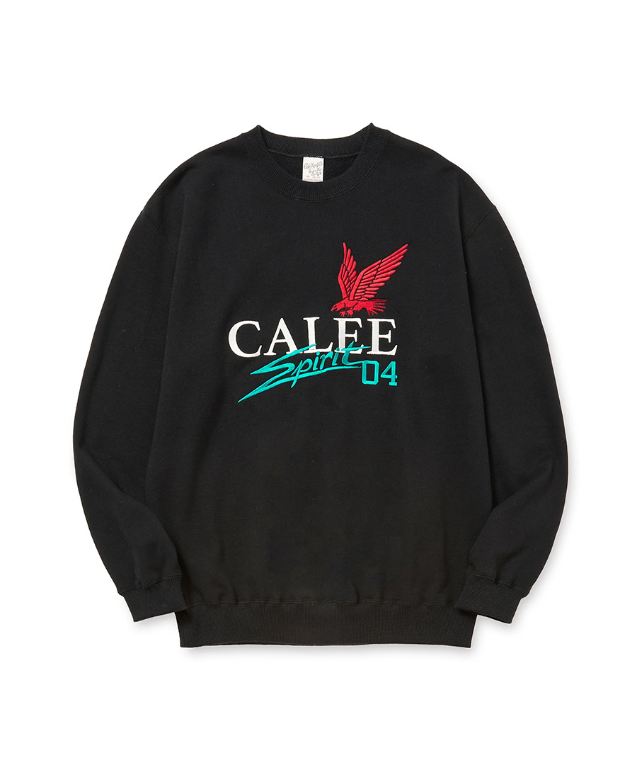 画像1: CALEE(キャリー) / CALEE FS LOGO CREW NECK SW (1)
