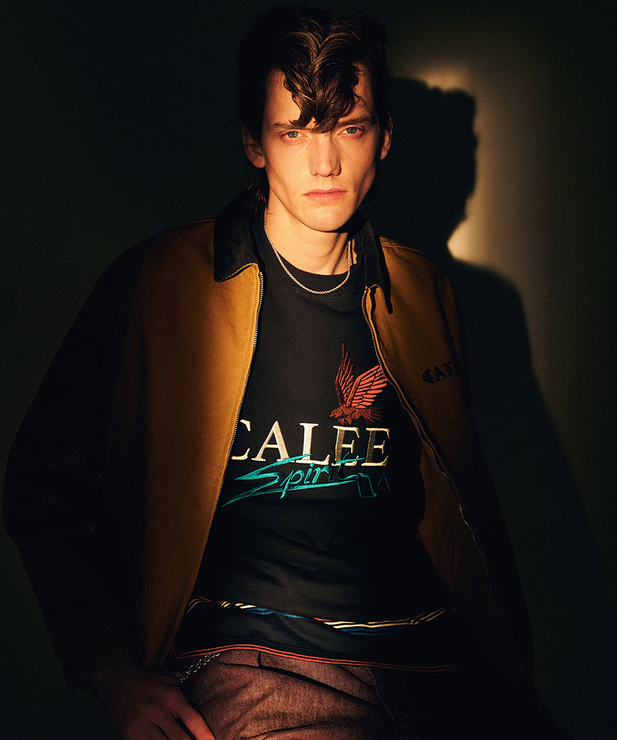 画像8: CALEE(キャリー) / CALEE FS LOGO CREW NECK SW (8)